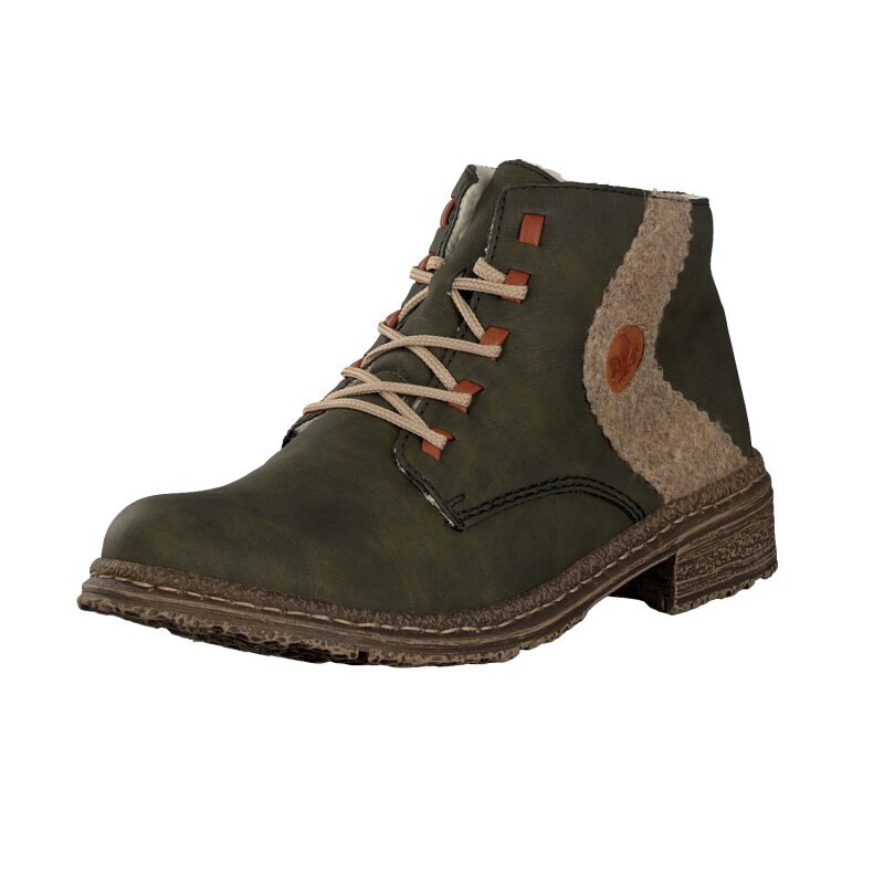 Botas Rieker 54233-54 Para Mulher - Verdes